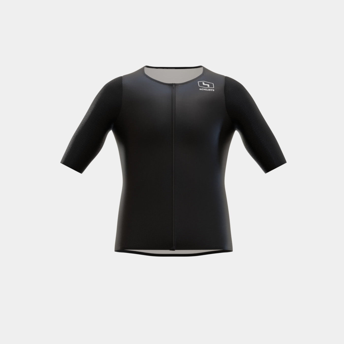 Men’s Aero Cycling Jersey One Colour Black