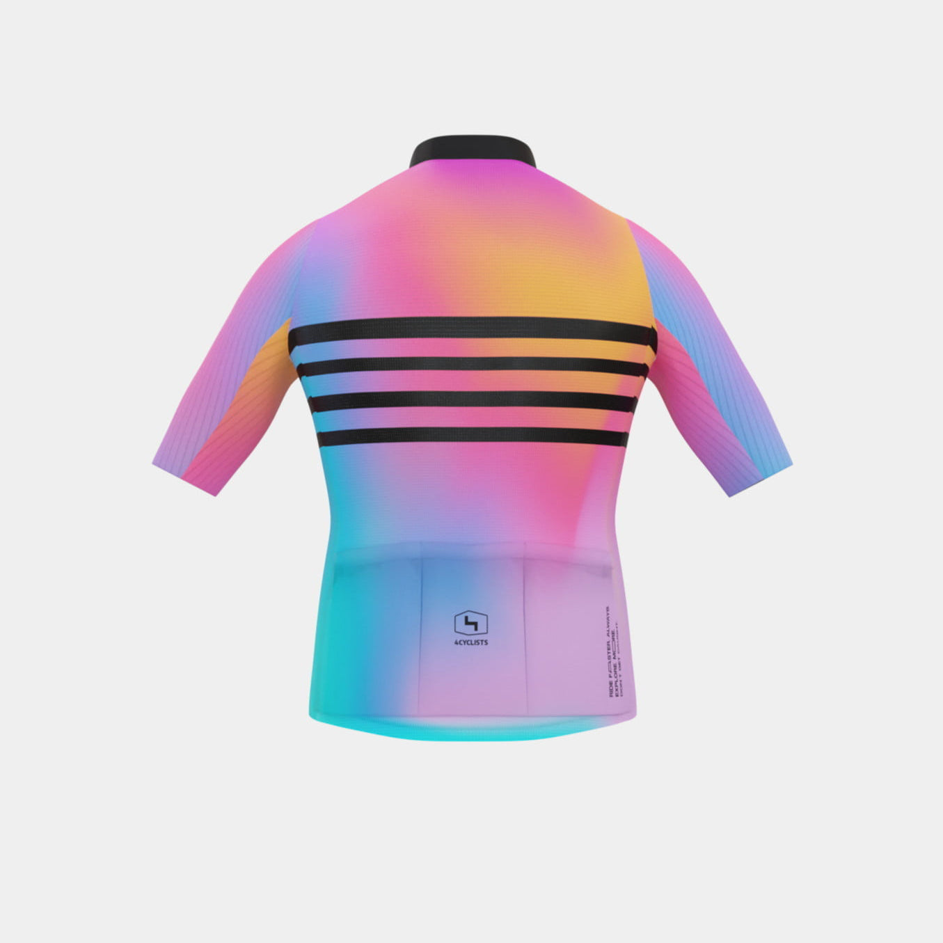Men’s Race Cycling Jersey Lines Bright