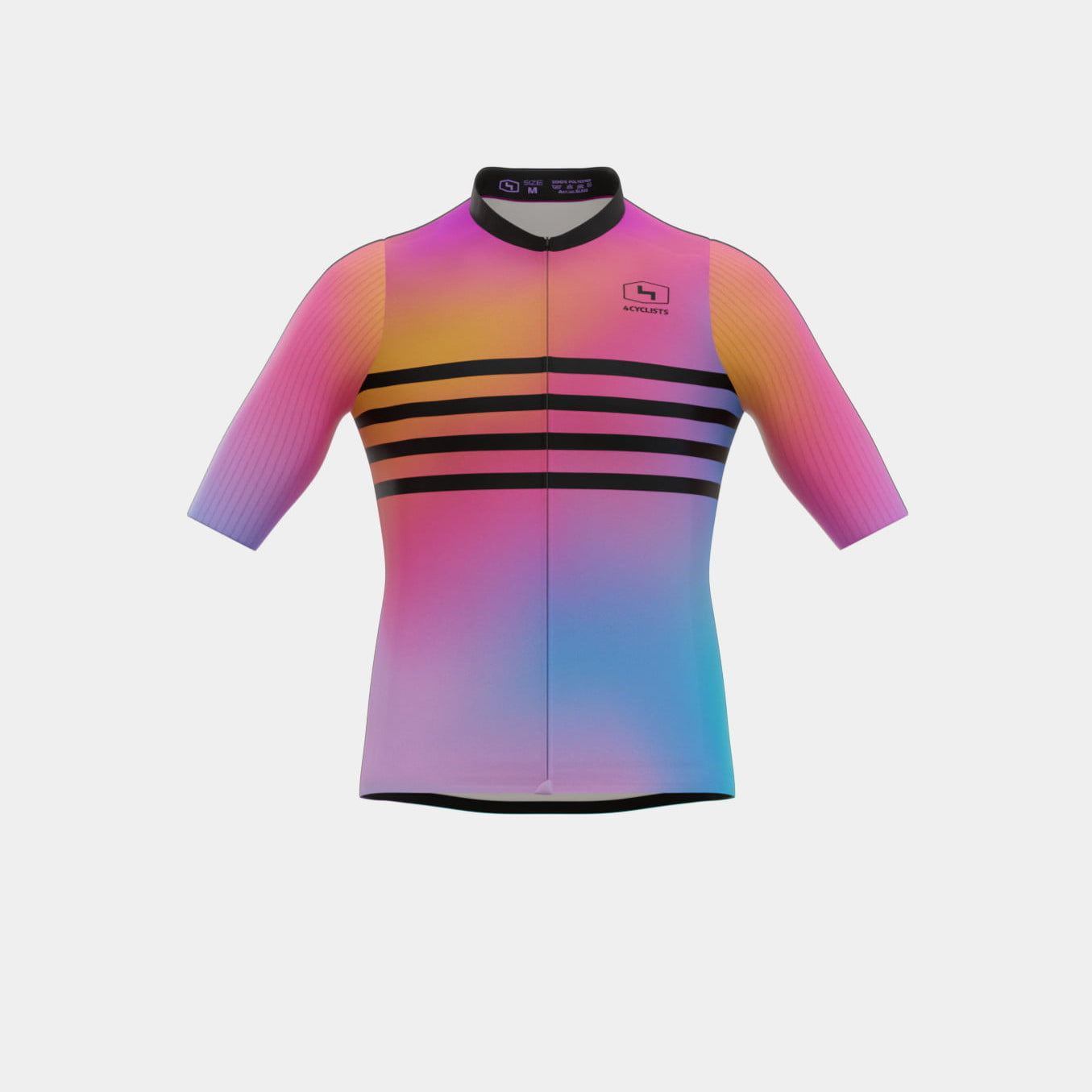 Men’s Race Cycling Jersey Lines Bright