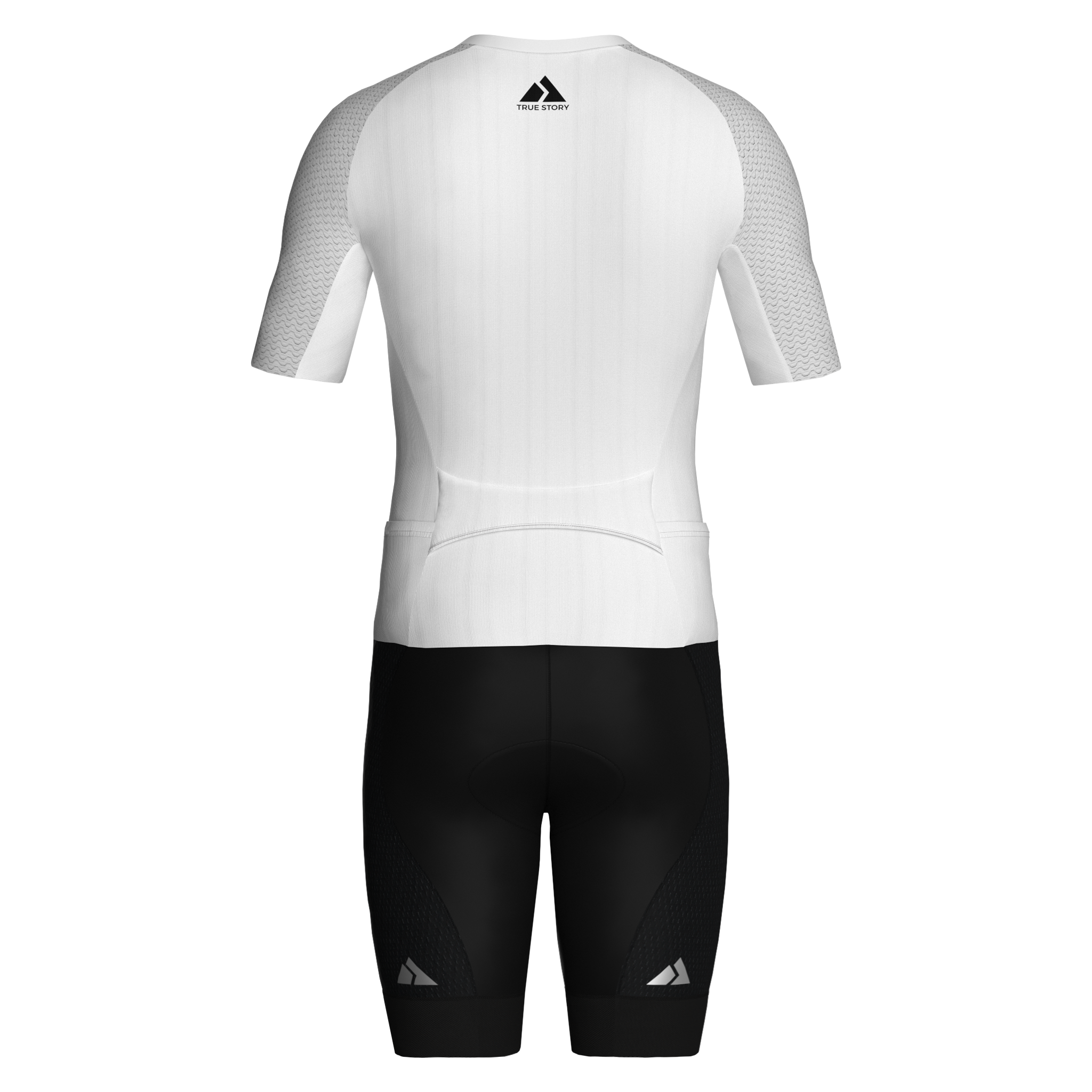 Men's PRO Triathlon Suit Short Sleeve - B+W
