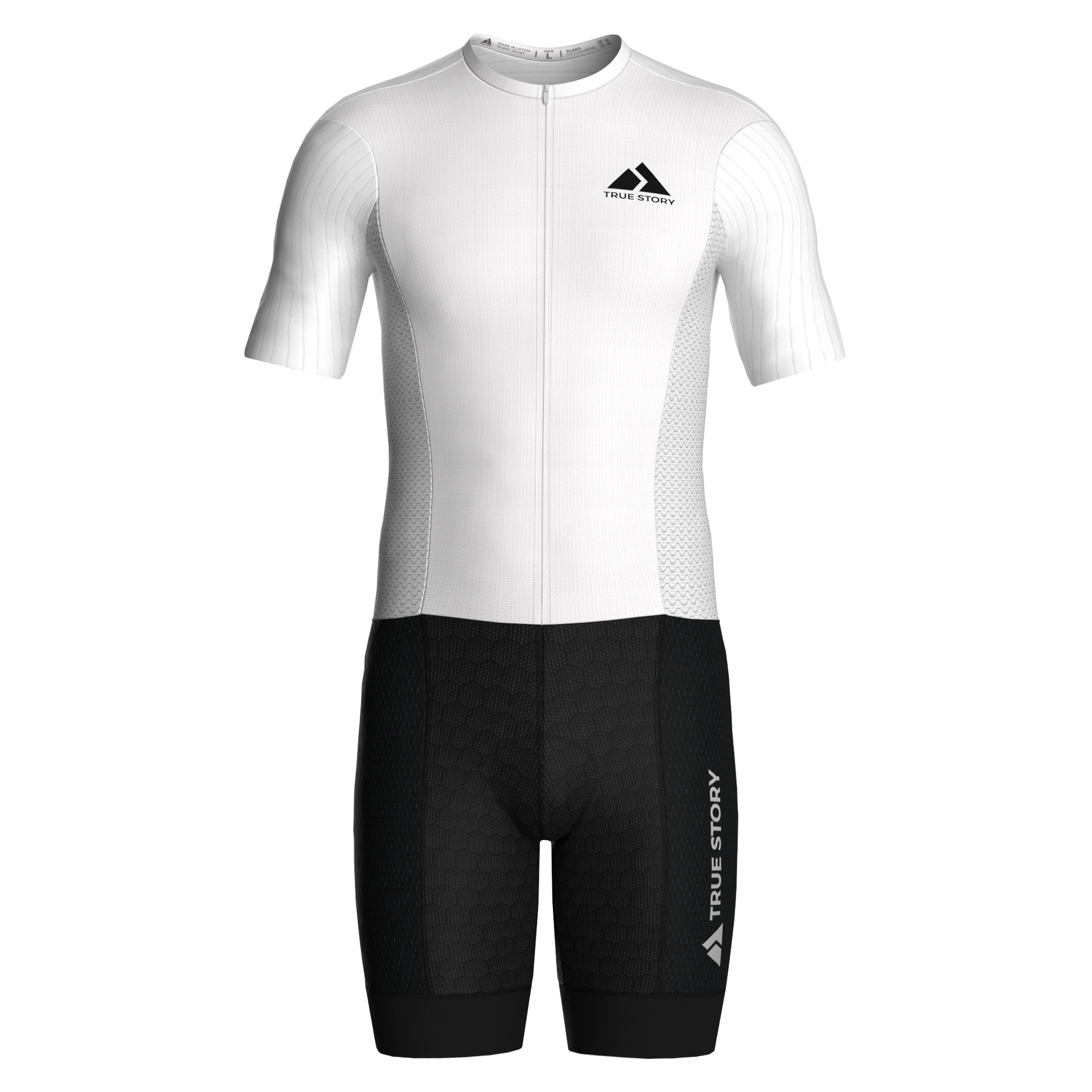 Men's PRO Wattsaver Time Trial Suit Short Sleeve - B+W