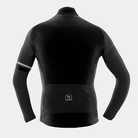 Men`s Black Thermal long sleeve jersey