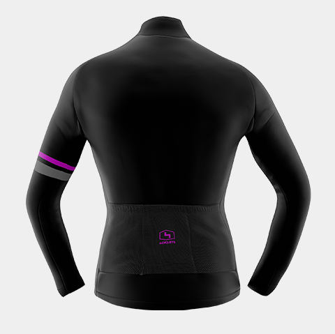 Women`s Black Thermal long sleeve jersey