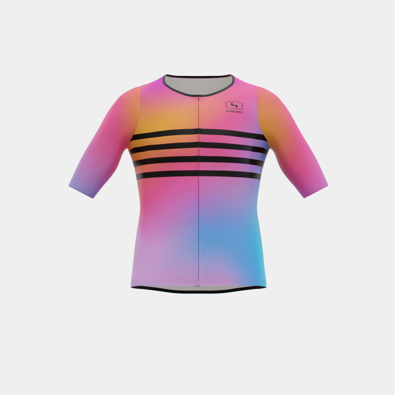 Men’s 4C Aero Cycling Jersey - Lines