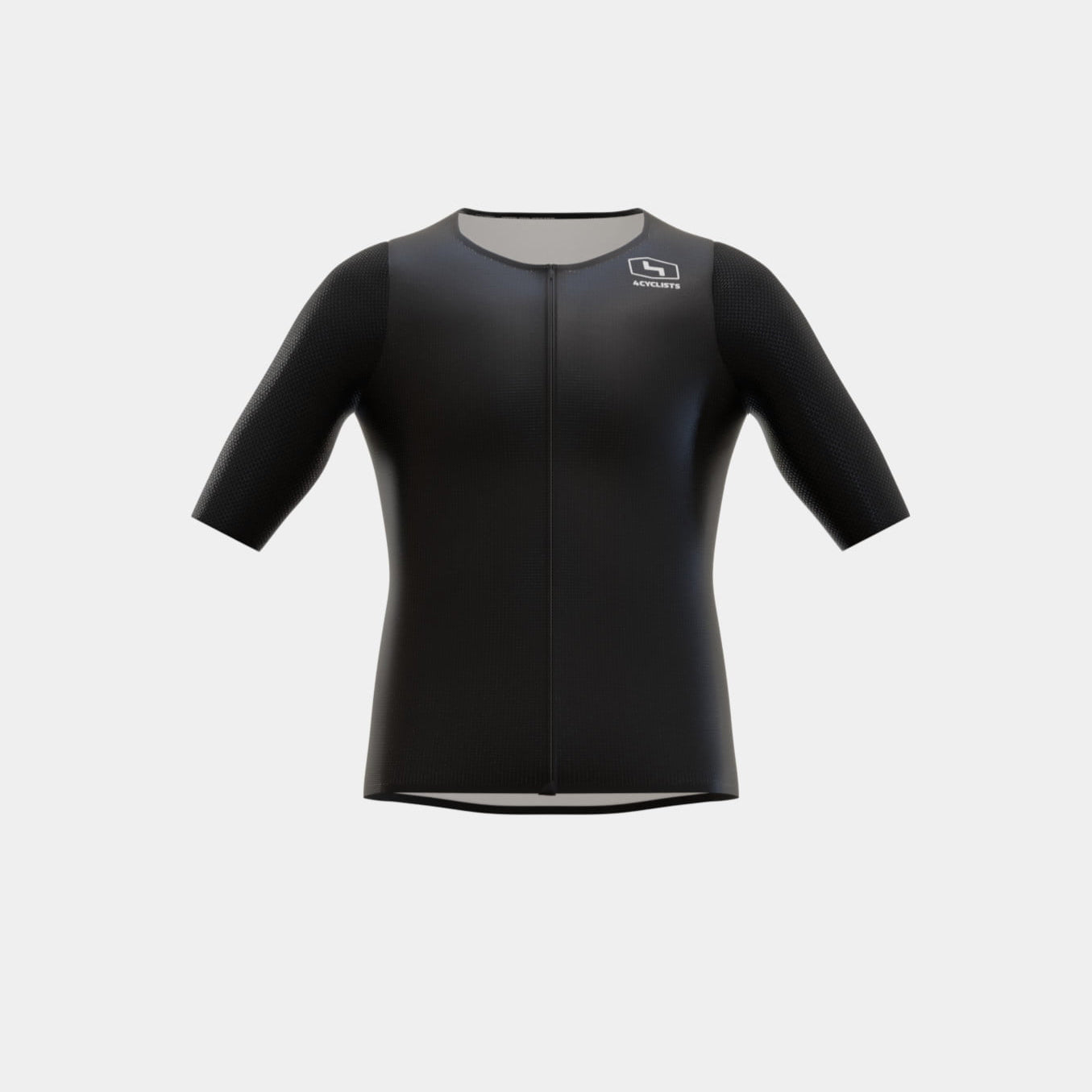 Women’s Aero Cycling Jersey One Colour Black