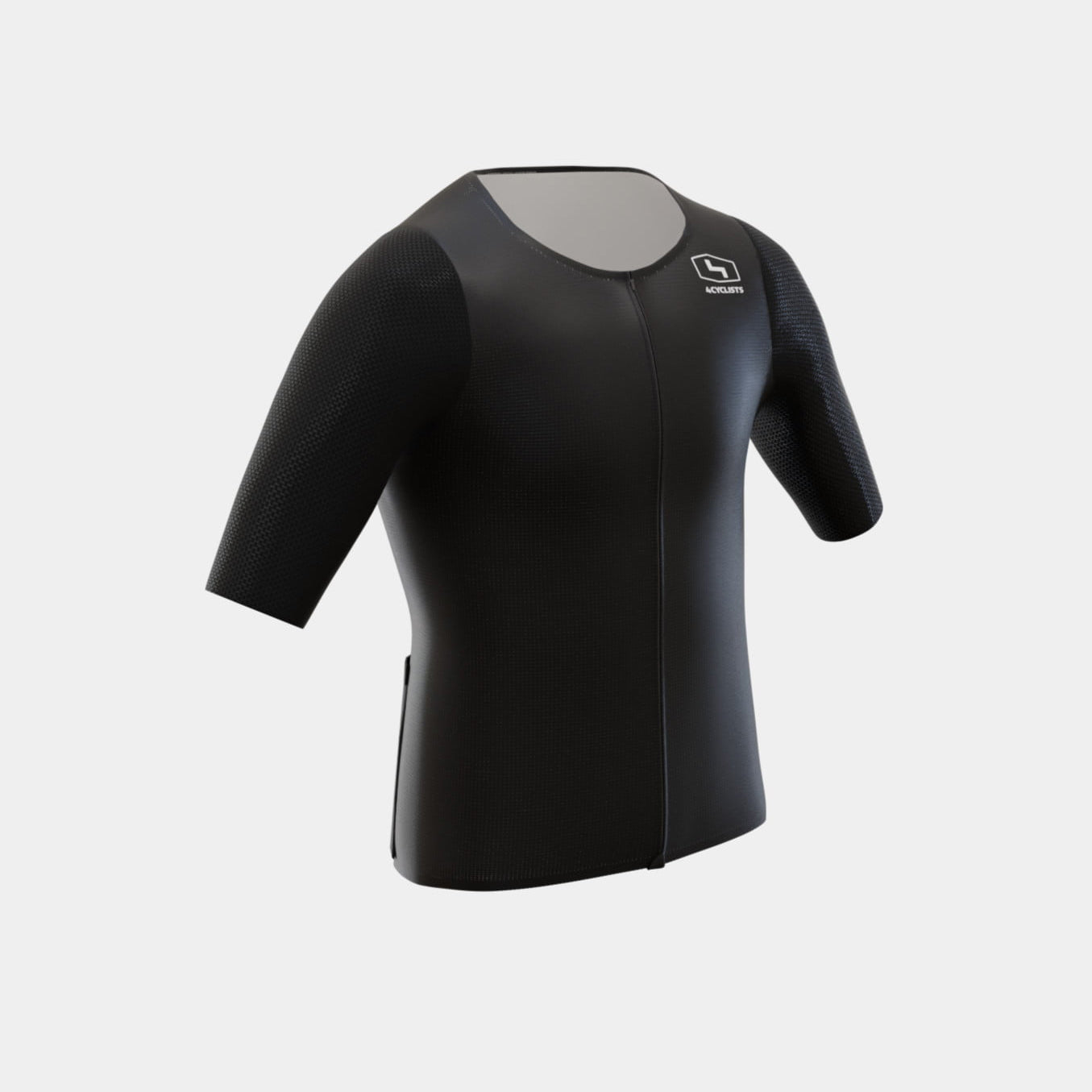 Women’s Aero Cycling Jersey One Colour Black