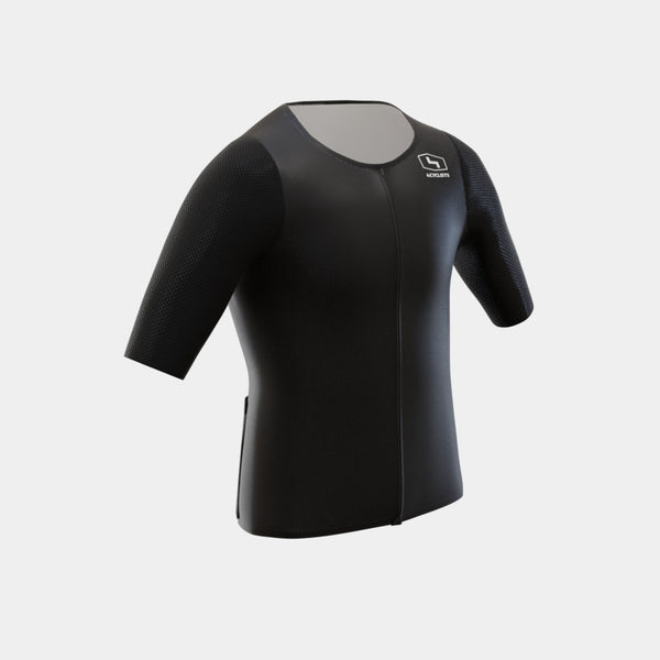 Men’s Aero Cycling Jersey One Colour Black