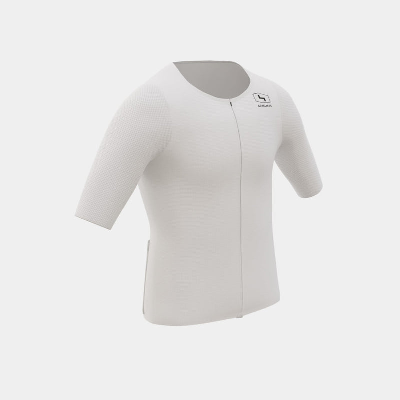 Men’s Aero Cycling Jersey One Colour White