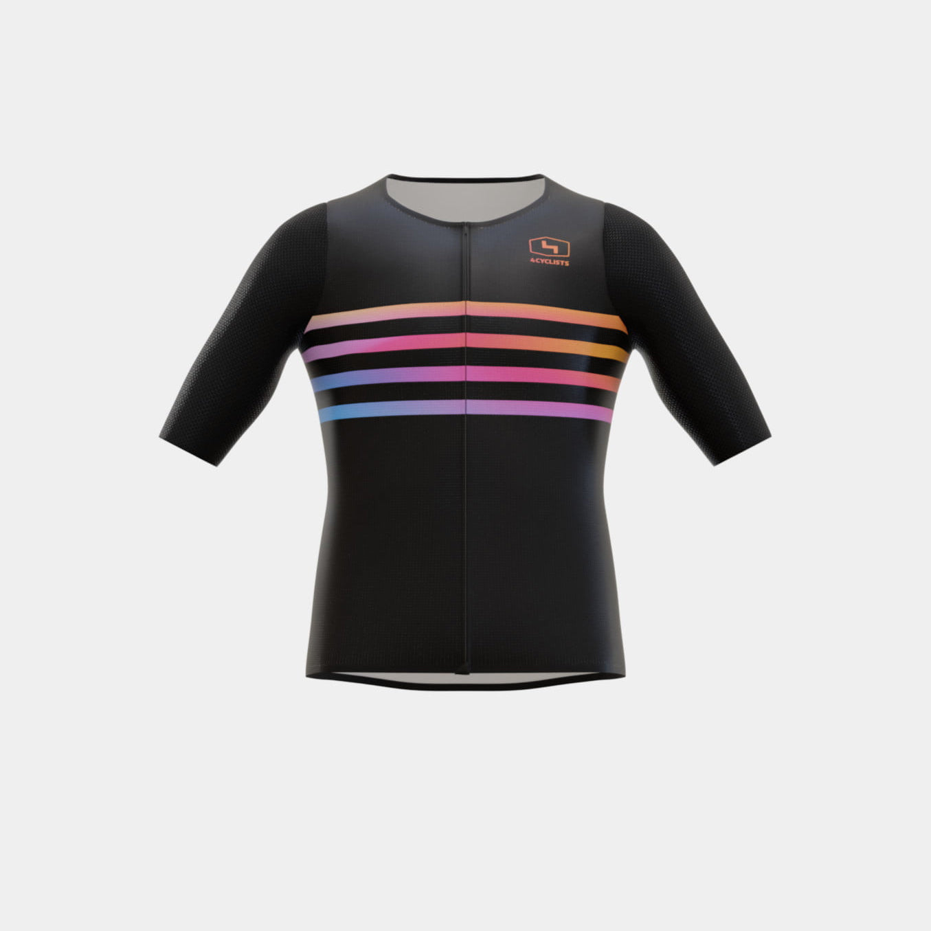 Women’s Aero Cycling Jersey Lines Black