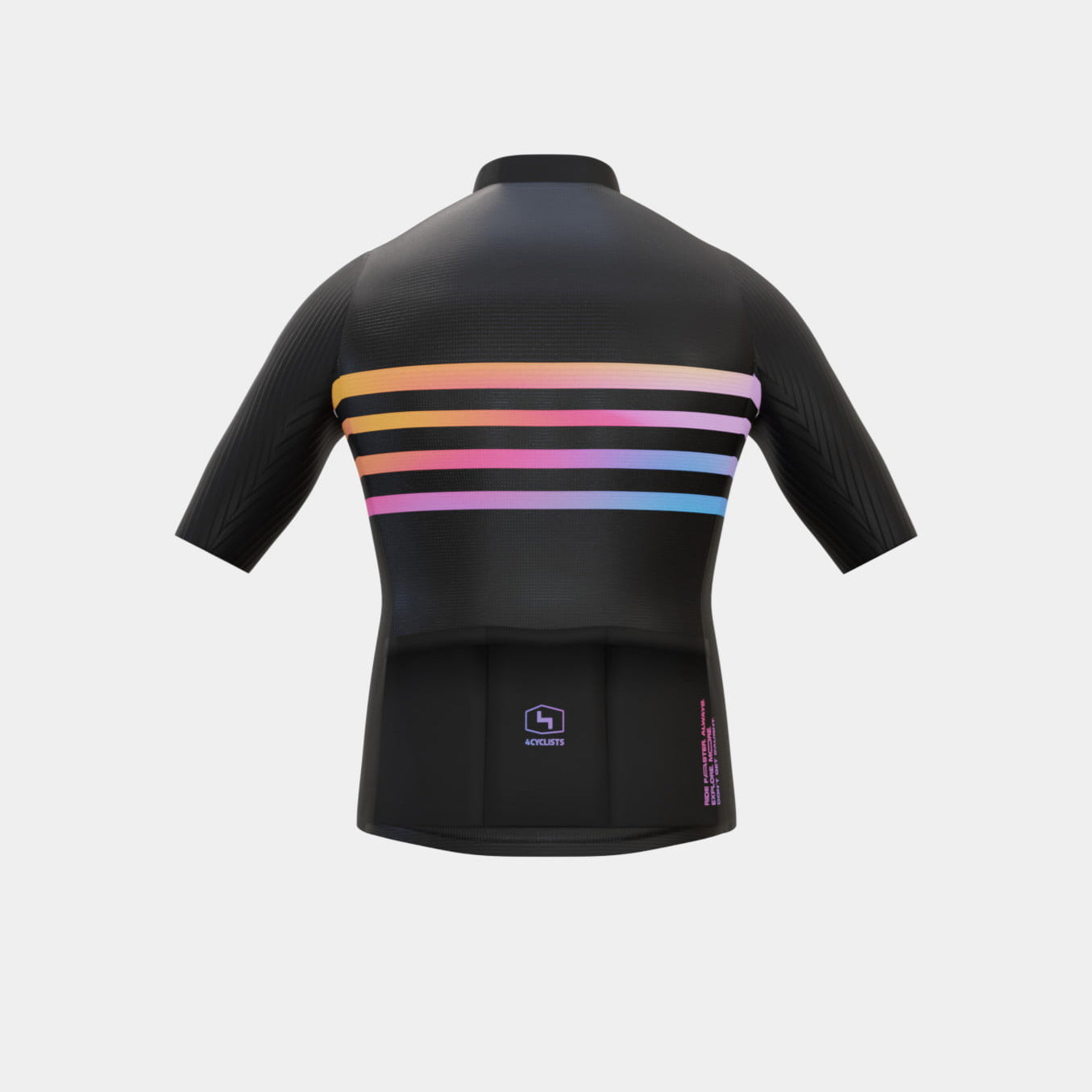 Men’s Race Cycling Jersey Lines Black