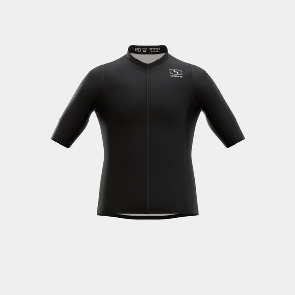 Men’s Race Cycling Jersey One Colour Black