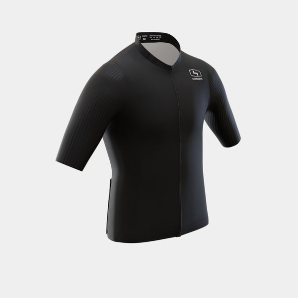 Men’s Race Cycling Jersey One Colour Black