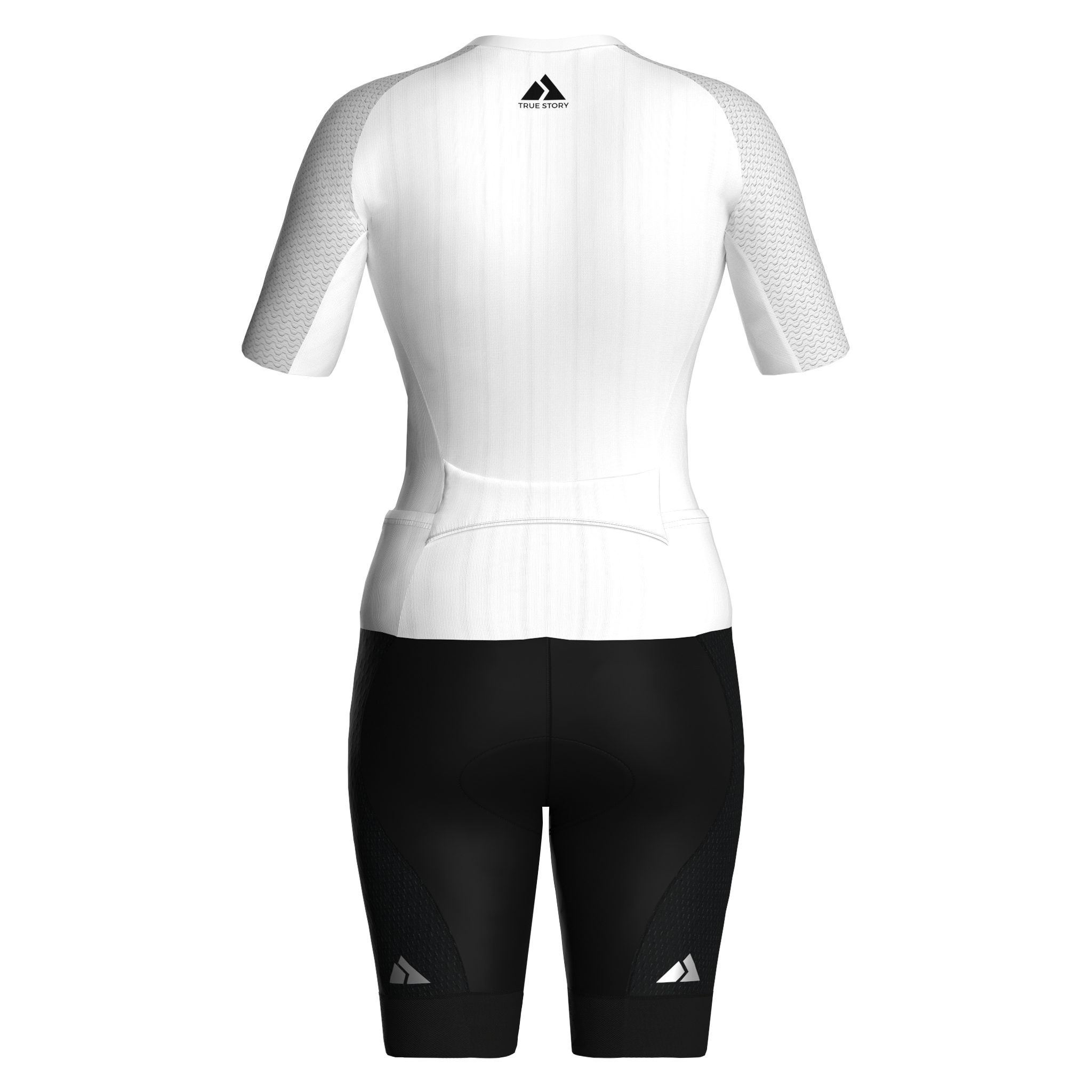 Women's PRO Triathlon Suit Short Sleeve - B+W