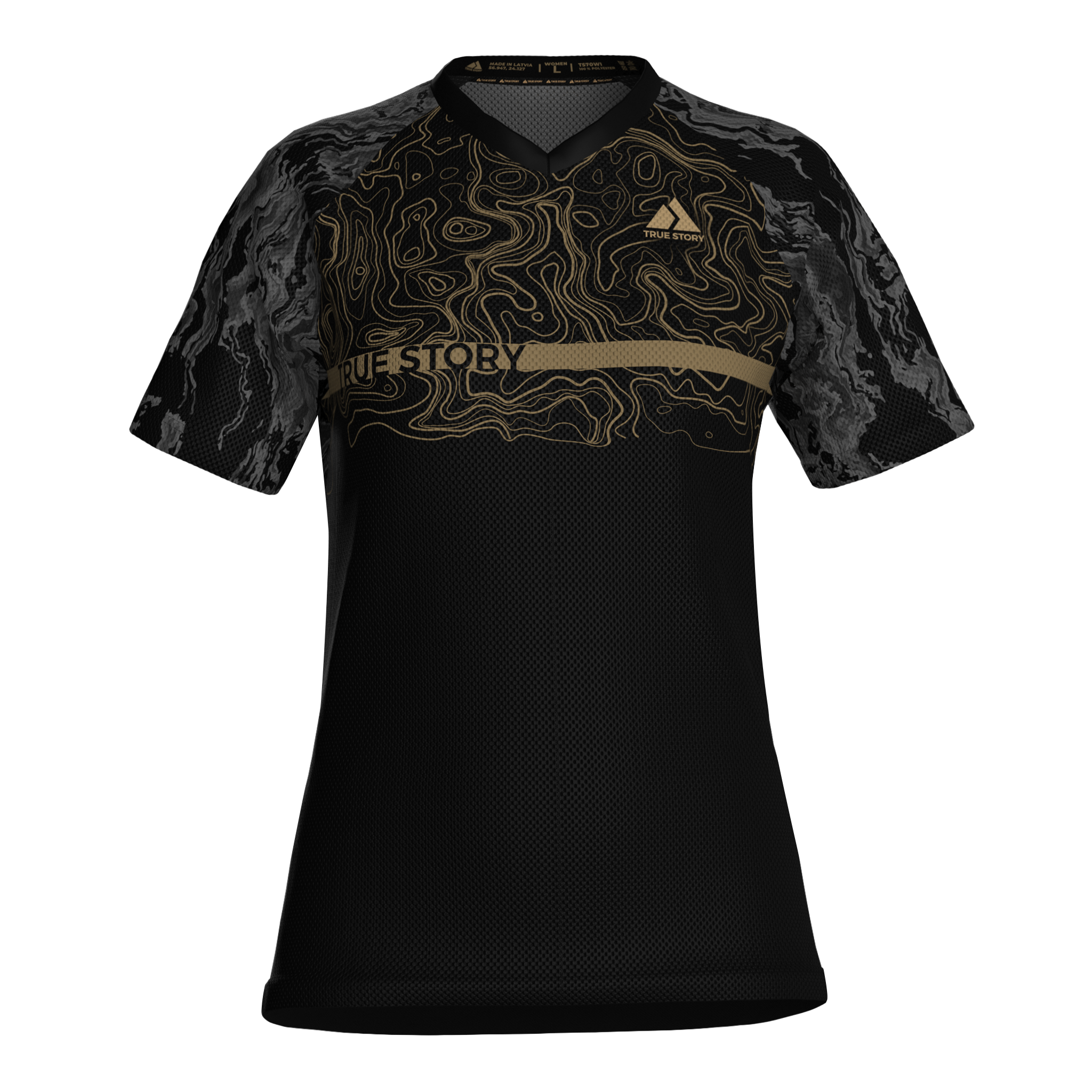 Women's CLASSIC Mesh O-Shirt - Gold