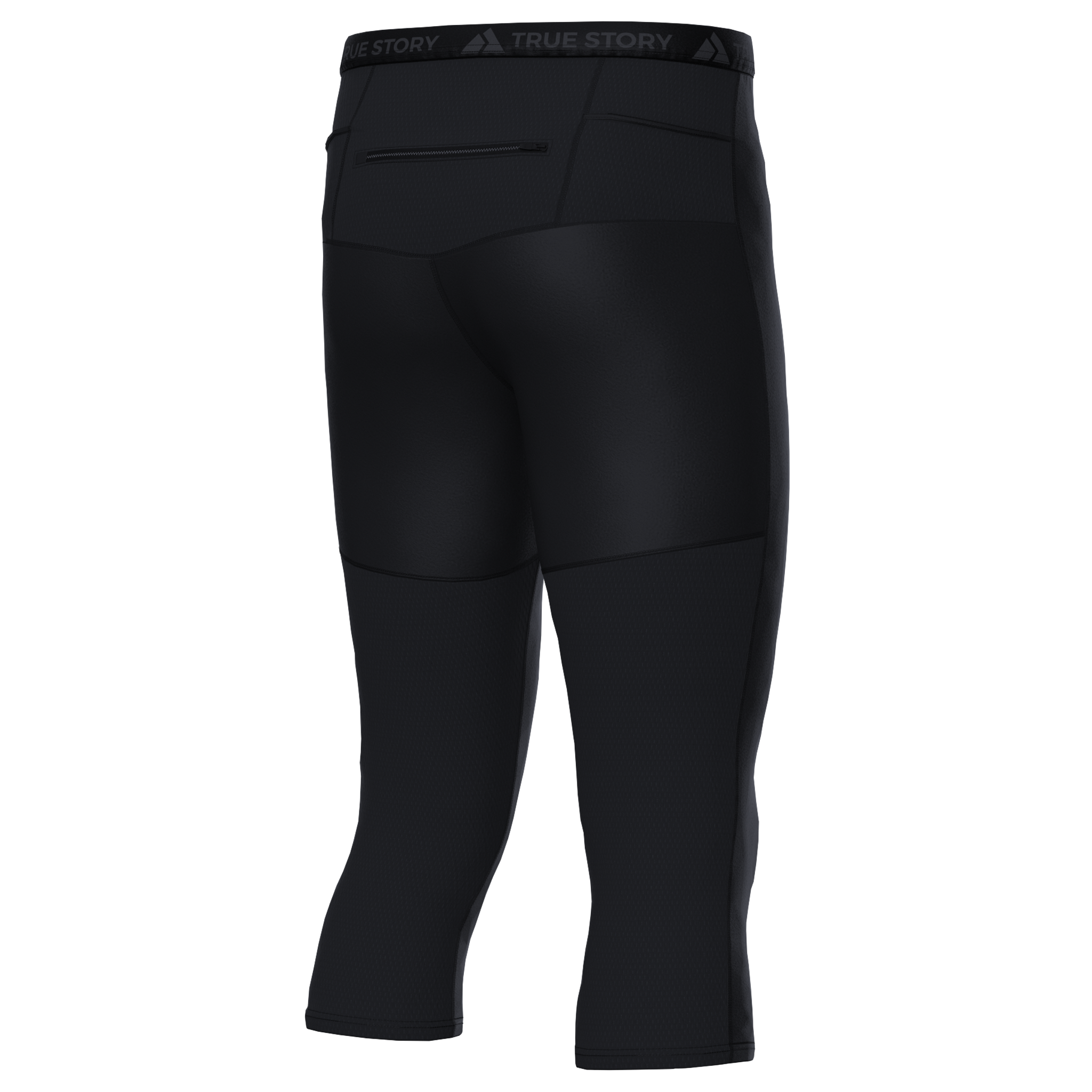 Men's PRO Trail Tights 2/3 - Black