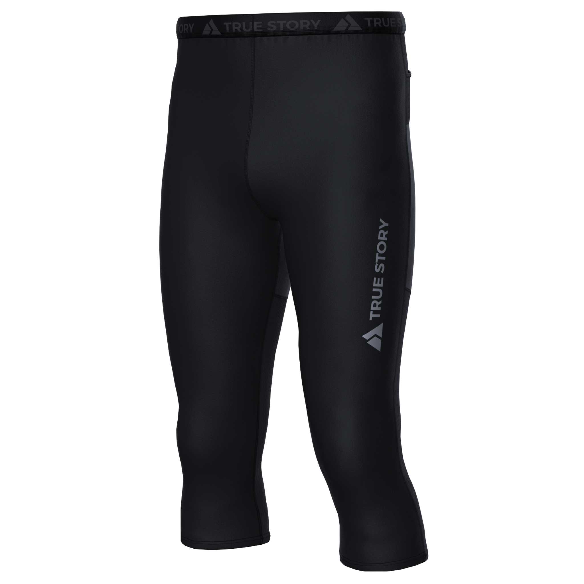 Men's PRO Trail Tights 2/3 - Black