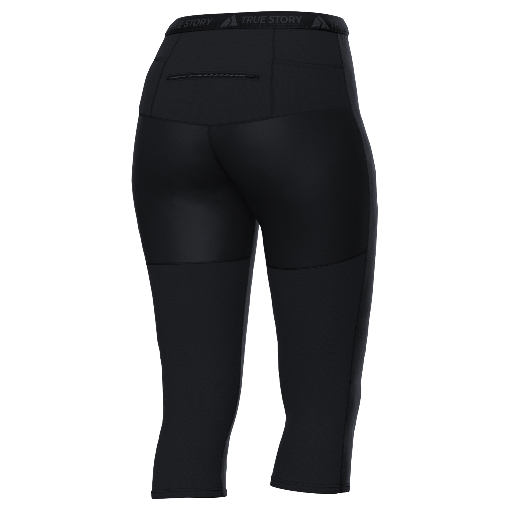 Women's PRO Trail Tights 2/3 - Black