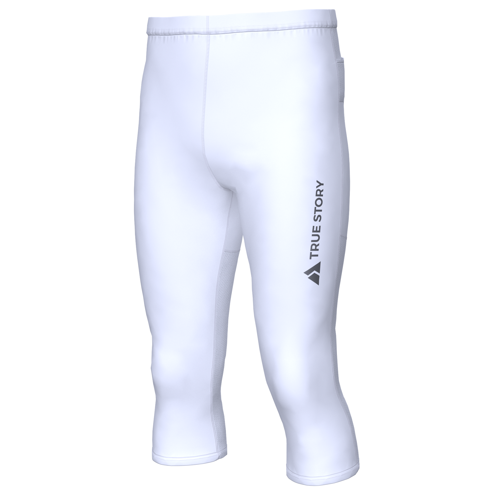 Men's PRO Trail Tights 2/3 - White