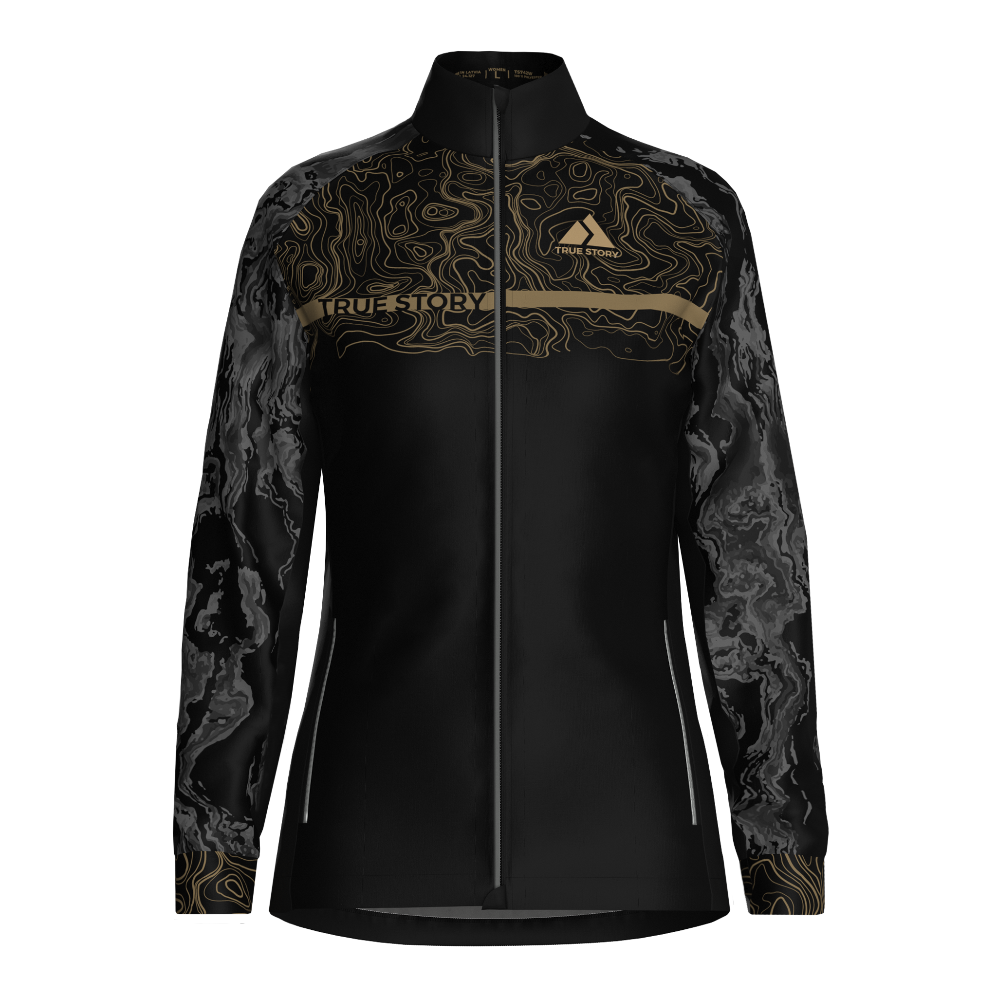 Women's Shield Warm Up Jacket - Gold