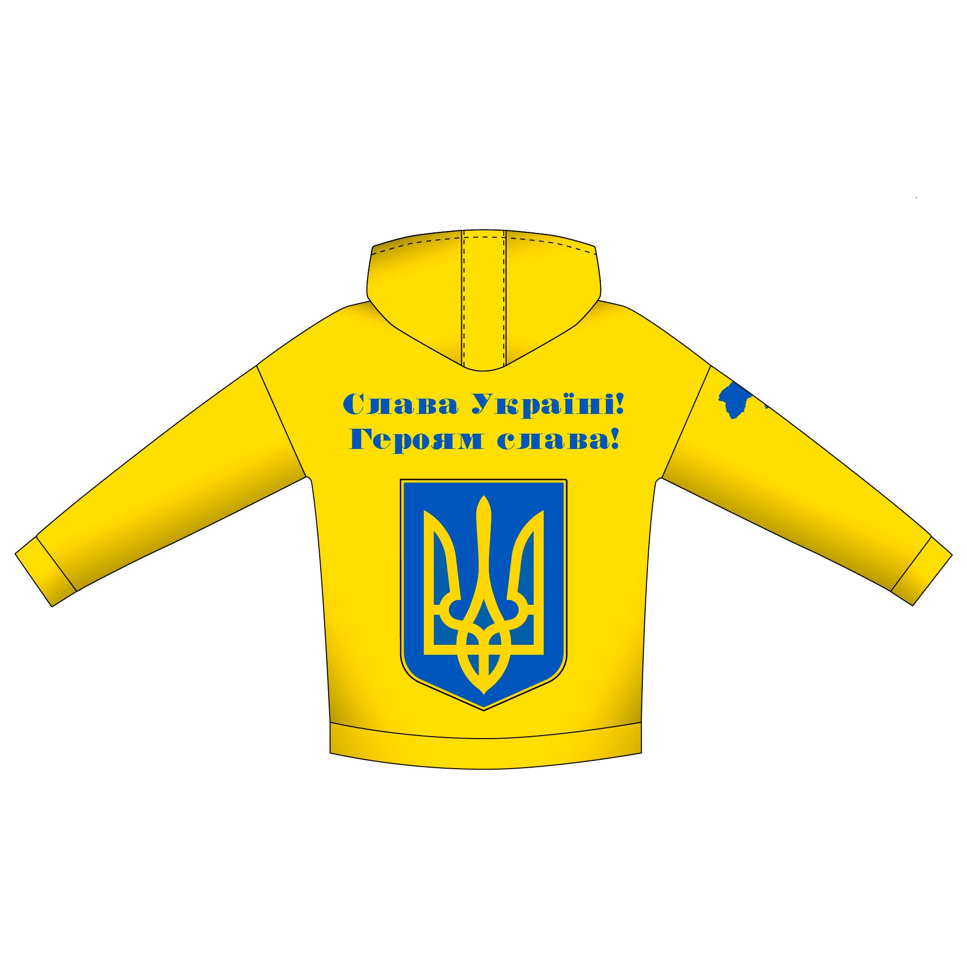 UKRAINA| Premium hoodie (donation på 30 EUR)