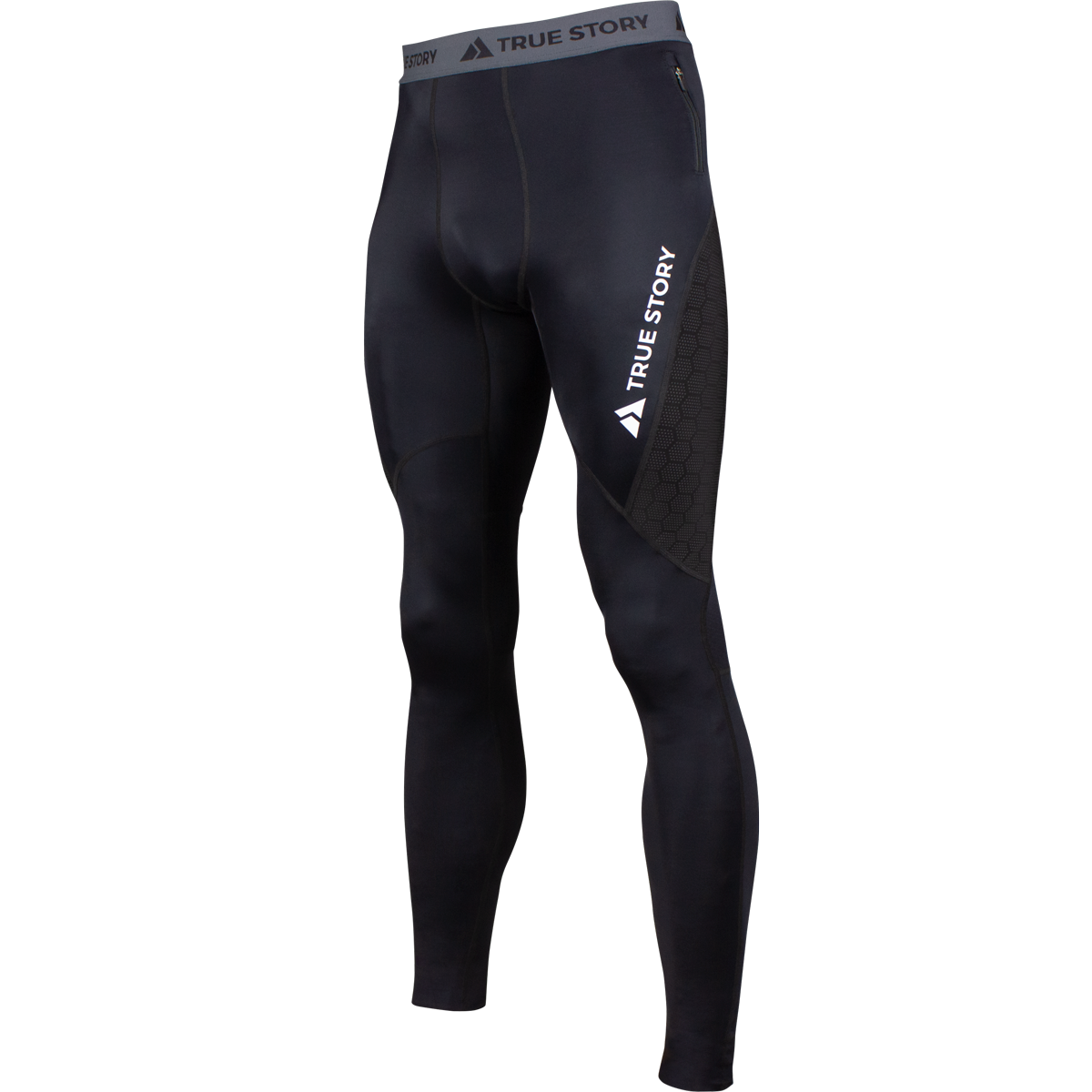 Men's PRO Running Tights - Black