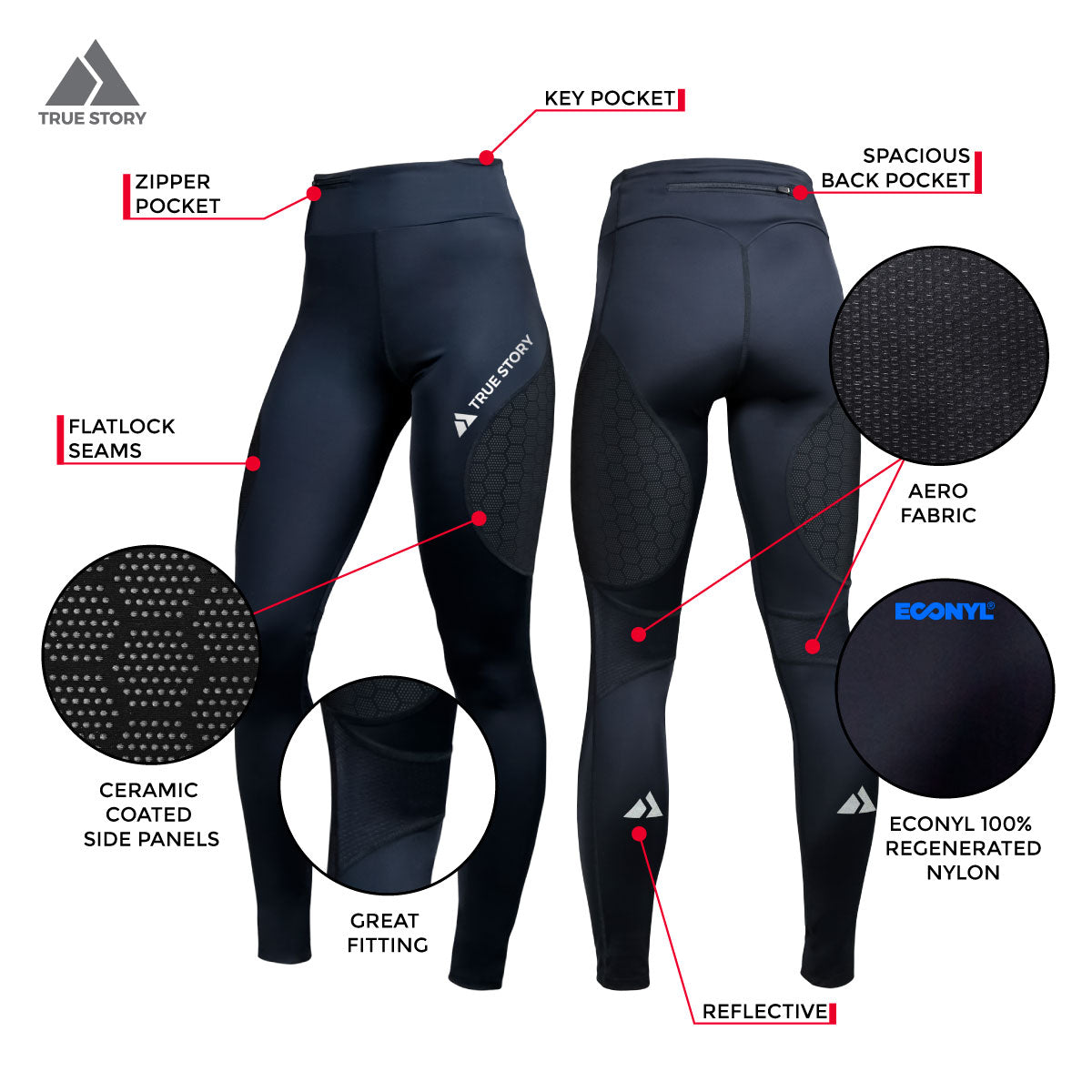 WOMEN'S PRO running tights